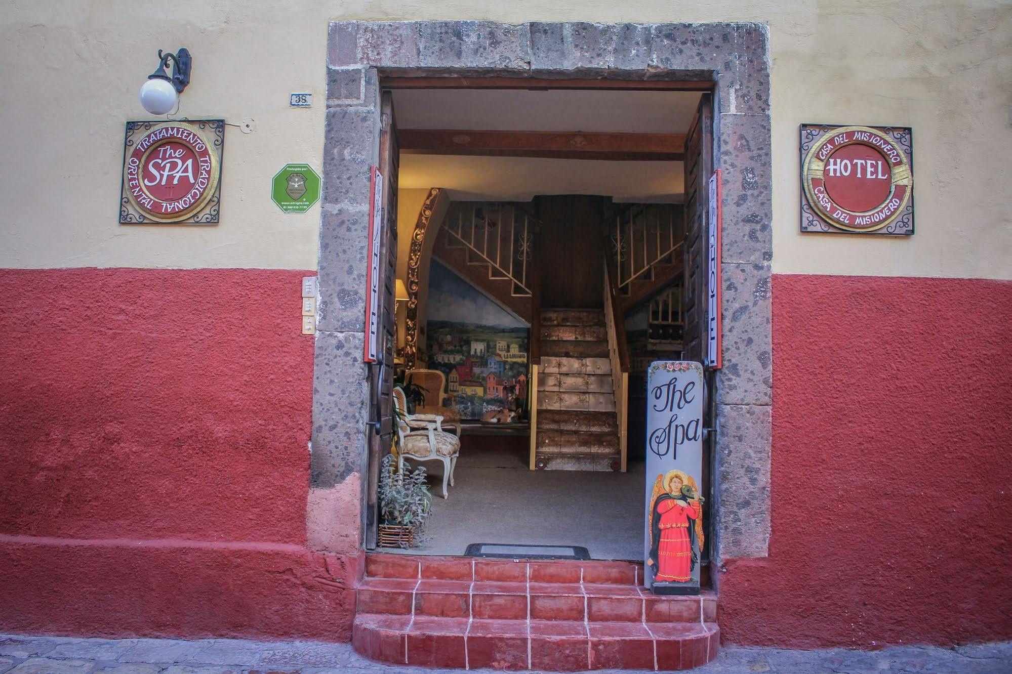 سان ميغيل دي الليندي Hotel Casa Del Misionero المظهر الخارجي الصورة